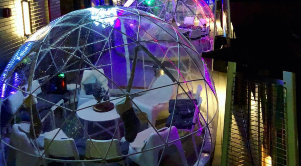 Dine Inside A Private Igloo All Winter At Mare Rooftop In Rhode Island