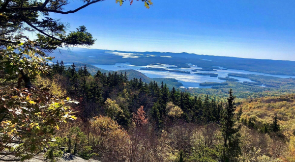 The Exhilarating Mount Morgan And Percival Loop Includes Ladders And Caves For A Fun New Hampshire Day