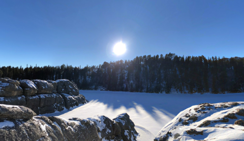 Here's Why You Will Want To Visit Sylvan Lake In South Dakota During The Winter Months