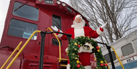 Hop Aboard The Santa Express Train In New Hampshire To Feel The Magic Of The Season