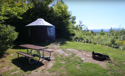 This New Hampshire State Park Has A Yurt Village That's Absolutely To Die For