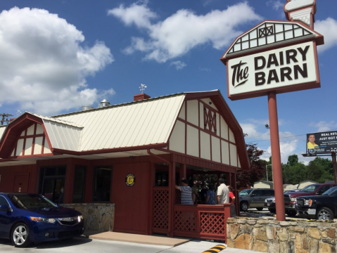 Enjoy Some Of The Best Ice Cream Treats In The State At The Dairy Barn, A Small Town Eatery In Tennessee
