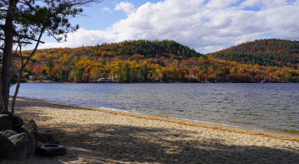 Clear Your Head And Embrace The Season At The Spring-Fed Newfound Lake, The Cleanest Lake In New Hampshire