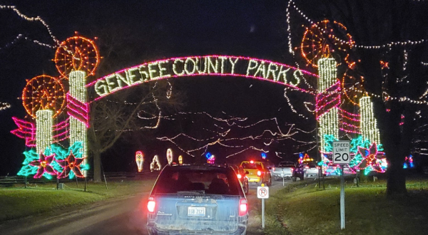 The Enchanting Crossroads Village Holiday Magic Drive-Thru Near Detroit Is Sure To Delight