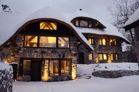 The Cozy Mushroom House Chalet In Michigan That's Perfect For A Wintertime Getaway