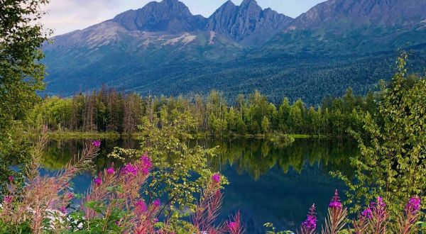 Take An Easy Loop Trail Past Some Of The Prettiest Scenery In Alaska On The Reflections Lake Trail