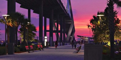 Found Beneath South Carolina's Tallest Bridge, The Mount Pleasant Pier Is A Must-Visit Attraction