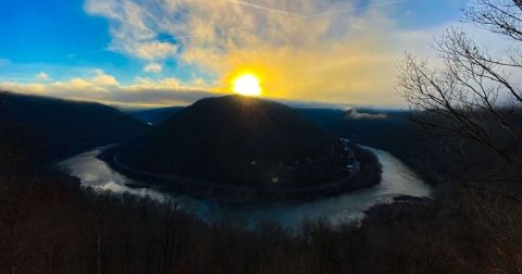 Watch The Sun Set On An Almost Abandoned Ghost Town From This Easy-Access Overlook Hiding In West Virginia