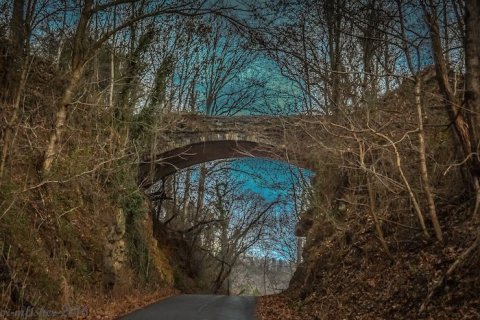 One Of The Most Haunted Bridges In North Carolina, Helen's Bridge Has Been Around Since 1909