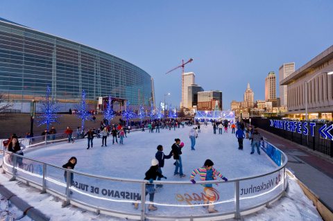 This Year, The Ice Rink At Winterfest In Oklahoma Is Moving Indoors And It's Bigger And Better Than Ever