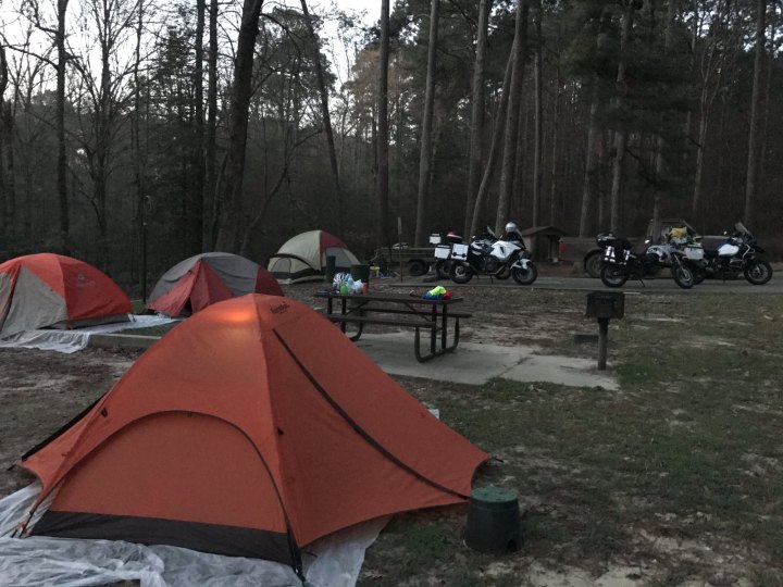 White Oak Lake State Park Campsite Arkansas