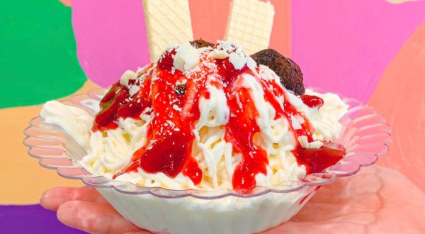 A Kentucky Coffee Shop, Eishaus Serves Spaghetti Ice Cream And It’s Not What You Think