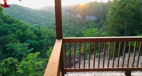 This Remote Kentucky Cabin Offers Some Of The Best Views From Its Back Porch
