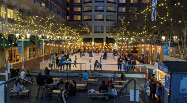 You Can Ice Skate Outdoors In South Carolina This Season At Ice On Main In Greenville