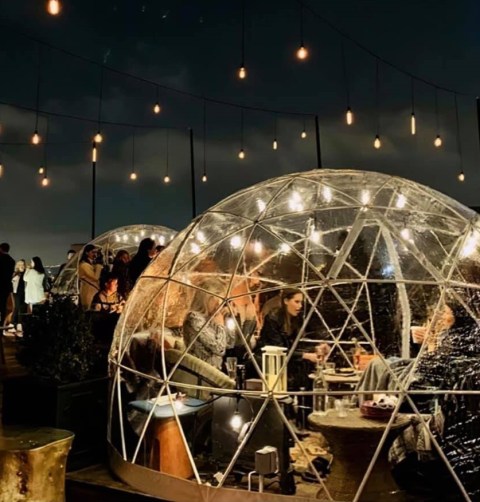 Dine Inside A Private Igloo At Cork Bar & Restaurant In Pennsylvania