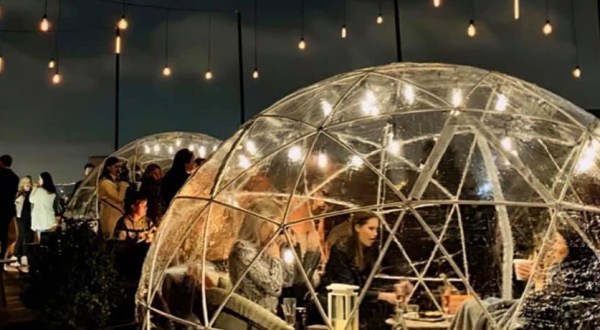 Dine Inside A Private Igloo At Cork Bar & Restaurant In Pennsylvania
