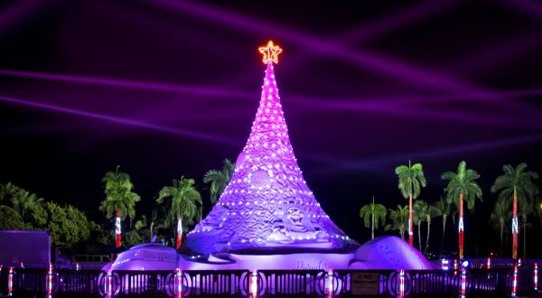 Even The Grinch Would Marvel At The Holiday Tree At Sandi Land In Florida