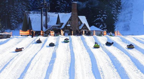Tackle A Huge Snow Tubing Hill At Mt. Hood Skibowl In Oregon This Year