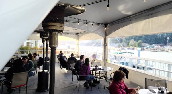 Dine Outdoors On The Waterfront All Year Long At La Conner Seafood & Prime Rib House In Washington