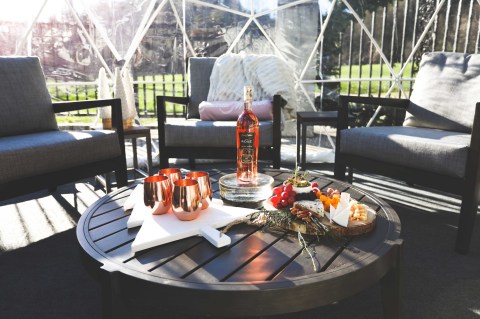Sip And Snuggle Inside Your Very Own Snow Globe At Washington's Chateau Ste. Michelle Winery