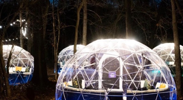 Sip And Snuggle Inside Your Very Own Snow Globe At Arkansas’ North Forest