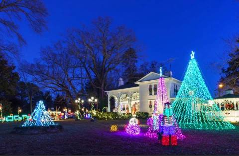 South Carolina's Enchanting Holiday Drive-Thru, The Christmas House, Is A Sure Delight