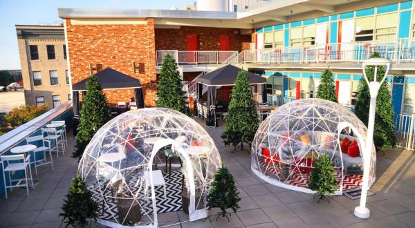Hang Out In An Igloo At This One-Of-A-Kind North Carolina Rooftop Bar