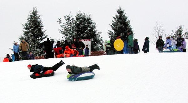 Tackle A 275-Foot Snow Tubing Hill At Rolling Hills County Park Near Detroit This Year