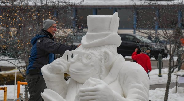 Seeing The Massive Snow Sculptures In The Small Town Of Lake Geneva, Wisconsin Will Be Your Favorite Winter Memory