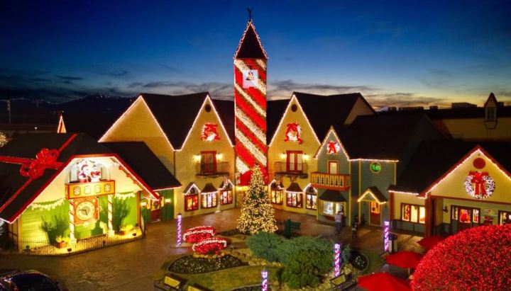 Christmas village in Tennessee