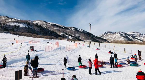 Tackle A Zig-Zag Snow Tubing Hill At Wasatch Parc Snow Tubing In Utah This Year