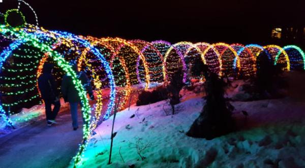 The WPS Garden Of Lights In Wisconsin Is A Magical Wintertime Experience