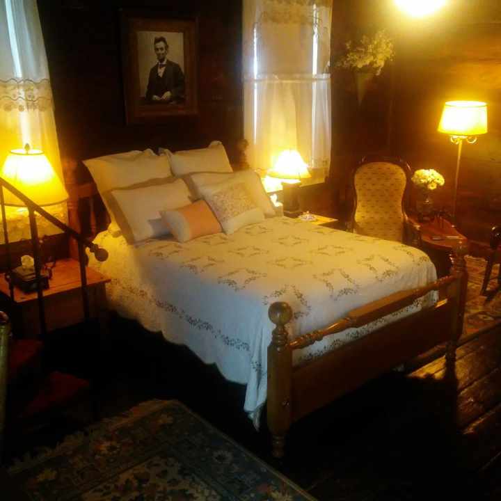 Savoy Depot Airbnb Bedroom Illinois
