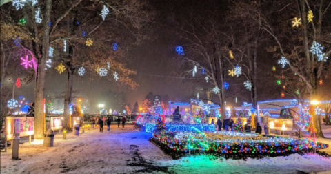Make Sure To Visit Massachusetts' Dazzling La Salette Christmas Celebration Of Lights This Season
