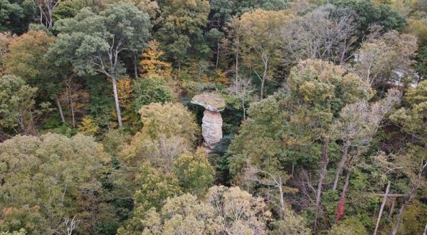 There’s A Strange Rock Formation Known As Jug Rock In Indiana And You’re Going To Want To Check It Out