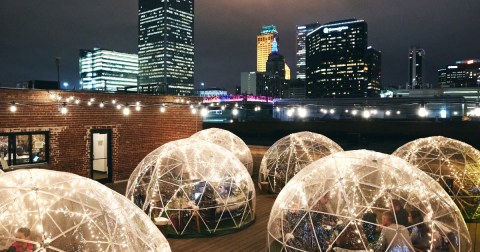 Rent Your Own Heated Igloo At Iglootown, A Winter Rooftop Oasis In Oklahoma