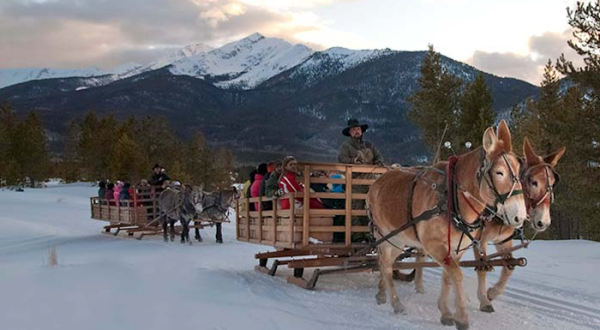 See The Charming Town Of Breckenridge In Colorado Like Never Before On This Delightful Sleigh Ride