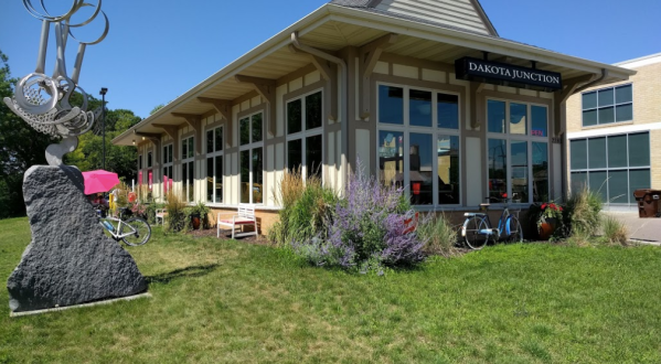 Ride On Up To Dakota Junction, An Adorable Restaurant Right Next To A Popular Minnesota Bike Trail
