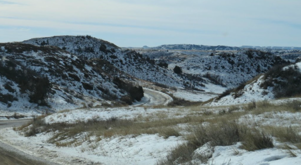 Drive Through North Dakota’s Theodore Roosevelt National Park This Winter To Experience It In A Whole New Way