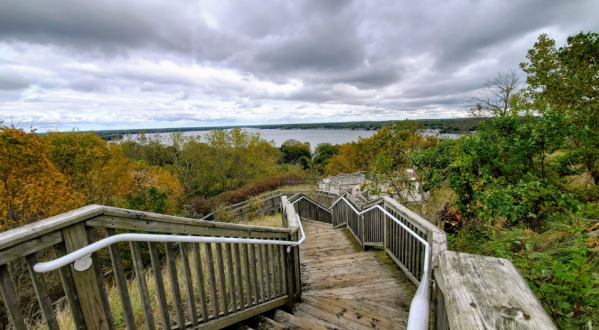 Hike This Stairway To Nowhere In Michigan For A Magical Woodland Adventure