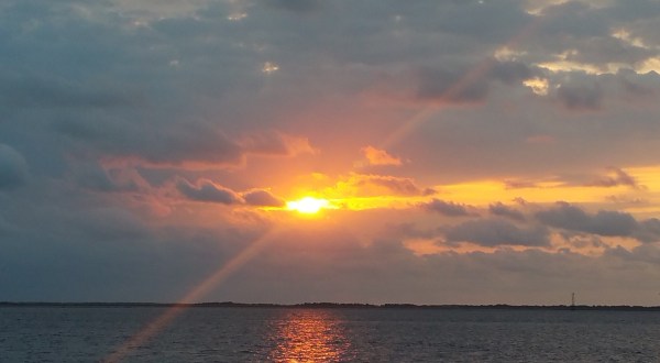 The Best Sunrise Experience On The East Coast Can Be Found On The Southport Ferry In North Carolina