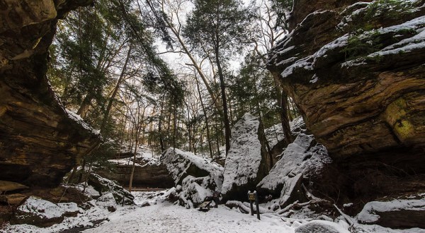 Indiana’s Grand Canyon Of The Midwest Looks Even More Spectacular In the Winter