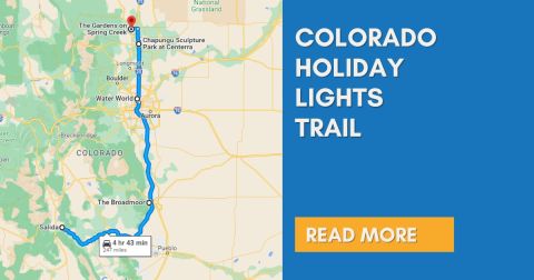 Everyone Should Take This Spectacular Holiday Trail Of Lights In Colorado This Season