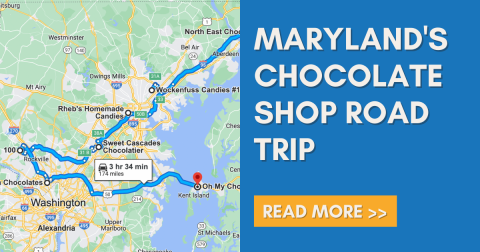 The Sweetest Road Trip in Maryland Takes You To 7 Old School Chocolate Shops