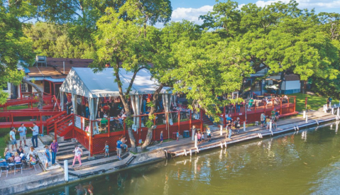 The Waterfront Views From County Line On The Lake In Texas Are As Praiseworthy As The Food