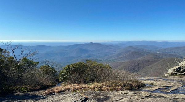 Take In The Most Impressive Mountaintop Views From The Top Of Blood Mountain In Georgia