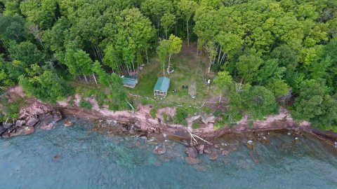 Forget the Resorts, Rent This Charming Waterfront Love Shack in Michigan Instead