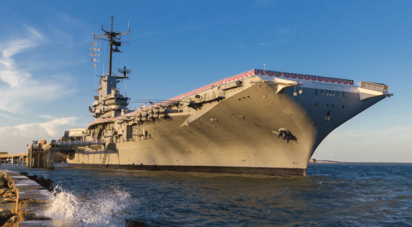 Climb Aboard The USS Lexington, A WWII-Era Aircraft Carrier Docked Right Here In Texas