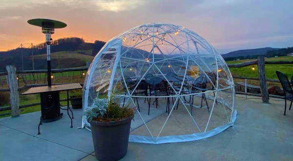 Enjoy Igloo Dining With A View This Winter At Mountain State Brewery In Maryland