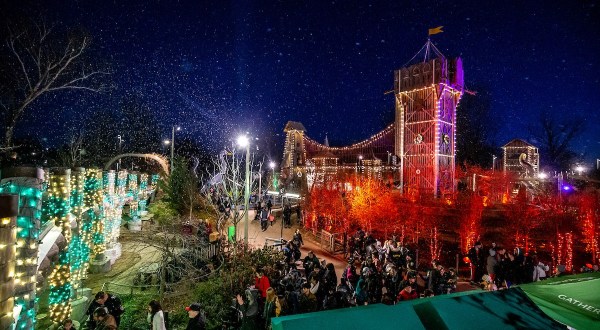 Winter Wonderland At The Gathering Place In Oklahoma Will Make You Feel Like You’re In The North Pole